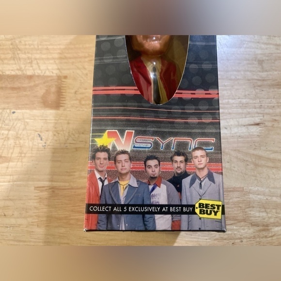 NSync JC Chasez Bobble head in original box. 2001. Best Buy exclusive - Picture 4 of 4